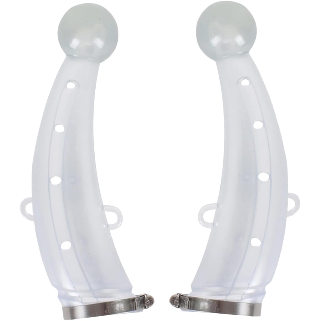 HASTHIP 1 Pair Cow Horn Protector Large Silicone Cow Horn Protector Anti-Fight Cow Horn Guard Anti-lost Cow Horn Protector with Adjustable Metal Fastener, 2.1 inches x 9 Inches HASTHIP 1 Pair Cow Horn Protector Large Silicone Cow Horn Protector Anti-Fight Cow Horn Guard Anti-lost Cow Horn Protector with Adjustable Metal Fastener, 2.1 inches x 9 Inches